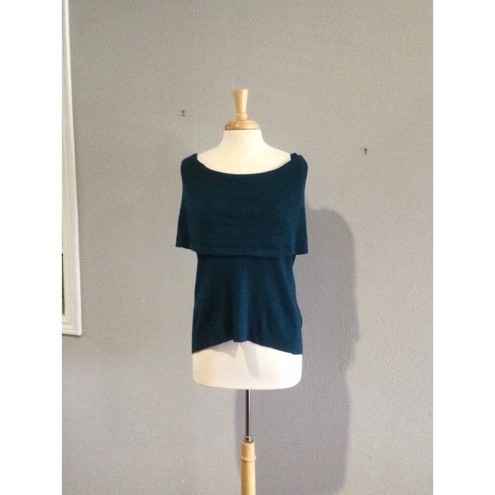 Dressbarn Shawl Sleeve/Shoulder Pullover Stretch Top Size 22/24